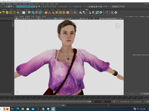 Amelia - Boho Gypsy Chic 3D Model