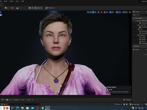 Amelia - Boho Gypsy Chic 3D Model