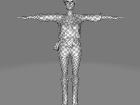 Amelia - Boho Gypsy Chic 3D Model