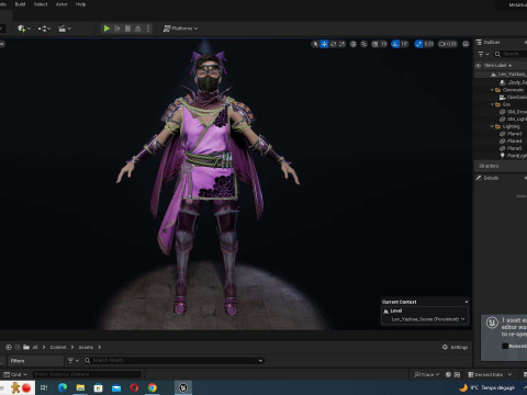 Amelia - Boho Gypsy Chic 3D 模型