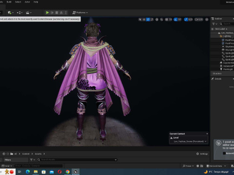 Amelia - Boho Gypsy Chic 3D 模型