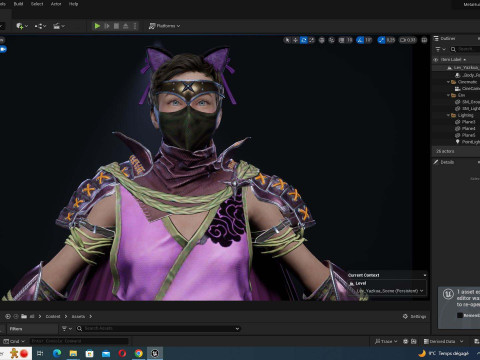 Amelia - Boho Gypsy Chic 3D 模型