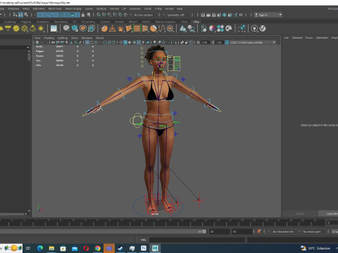 Kali - Afro Essence Realistic female 3D 모델