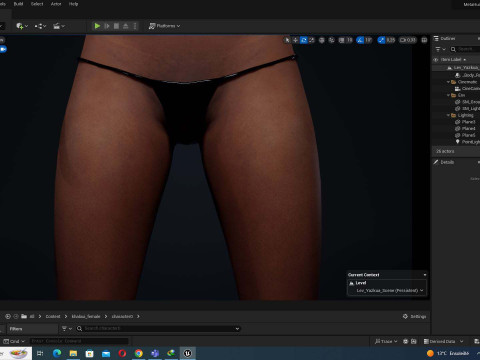 Kali - Afro Essence Realistic female 3D 모델