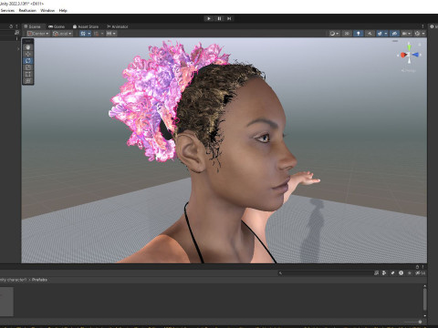 Kali - Afro Essence Realistic female 3D 모델