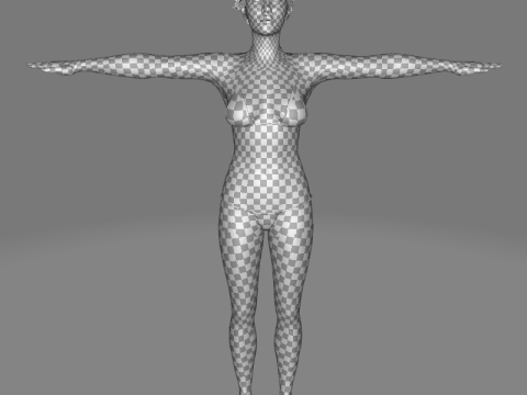 Kali - Afro Essence Realistic female 3D 모델