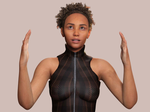 Kali - Jumpsuit Style 3Dモデル