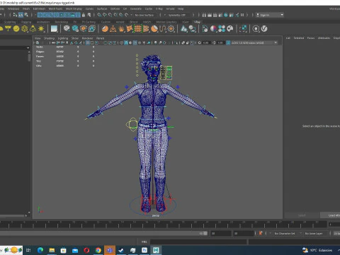 Kali - Jumpsuit Style 3D Model
