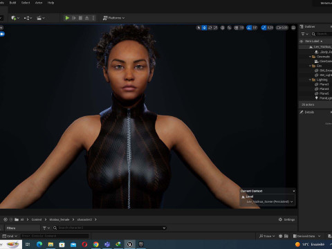 Kali - Jumpsuit Style 3Dモデル