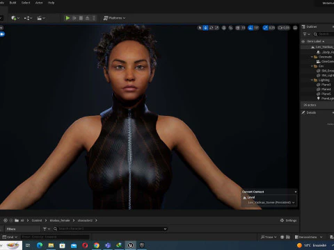 Kali - Jumpsuit Style 3D Model