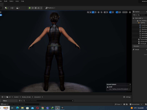 Kali - Jumpsuit Style 3Dモデル