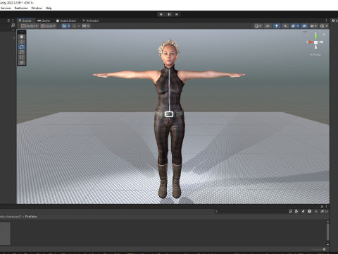 Kali - Jumpsuit Style 3Dモデル