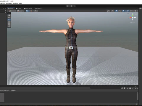 Kali - Jumpsuit Style 3D Model