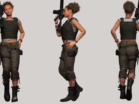 Kali - survival style 3D Model