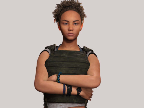 Kali - survival style Modèle 3D