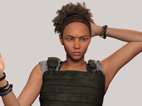 Kali - survival style Modèle 3D