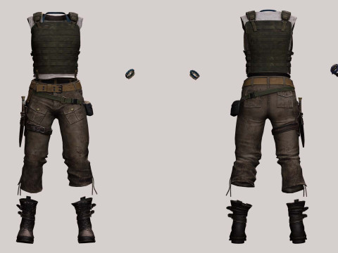 Kali - survival style Modèle 3D