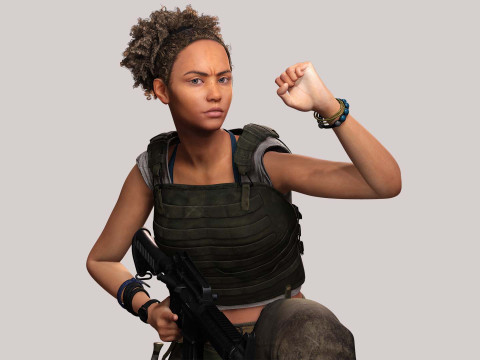 Kali - survival style Modèle 3D