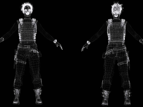 Kali - survival style Modèle 3D