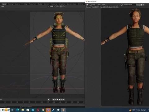 Kali - survival style 3D Model