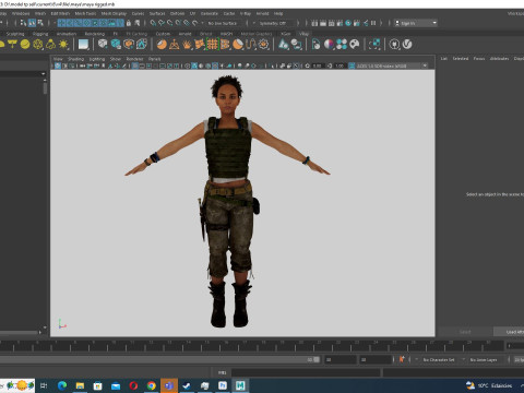 Kali - survival style Modèle 3D