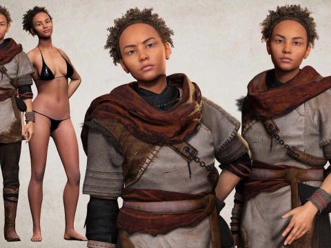 Калі - Первісний стиль 3D Модель