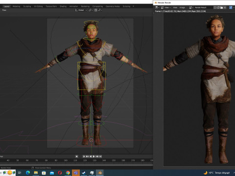 Kali - Primitive Style 3D Model