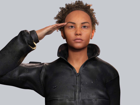 Kali - Casual Style 3D Модель