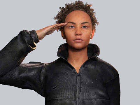 Kali - Casual Style 3D Model
