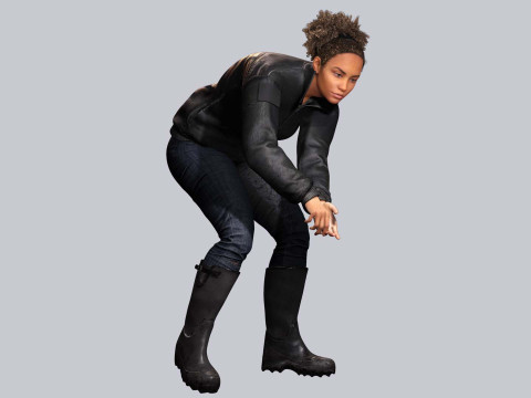 Kali - Casual Style 3D Модель