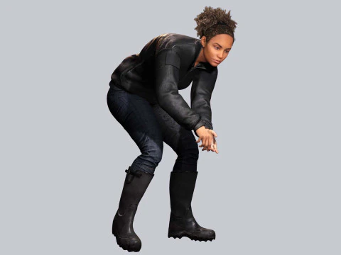 Kali - Casual Style 3D Model