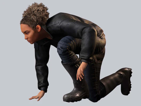 Kali - Casual Style 3D Model