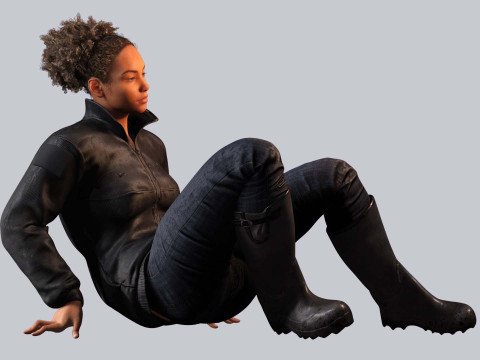 Kali - Casual Style 3D Модель