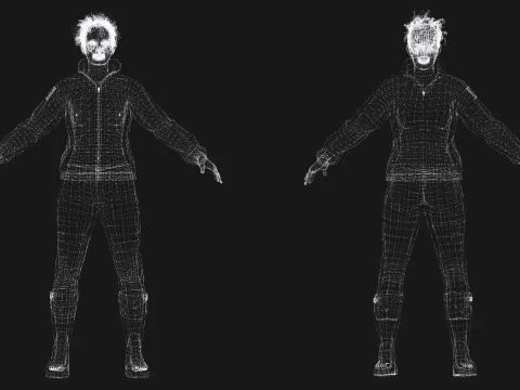 Kali - Casual Style 3D Model