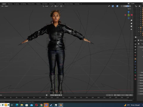 Kali - Casual Style 3D Model