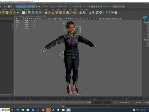 Kali - Casual Style 3D Модель