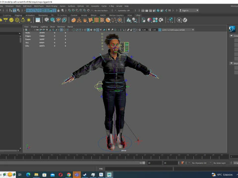 Kali - Casual Style 3D Model