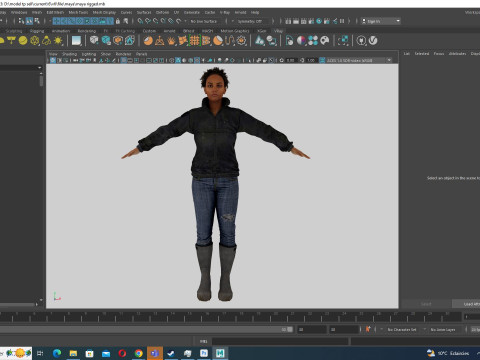 Kali - Casual Style 3D Модель