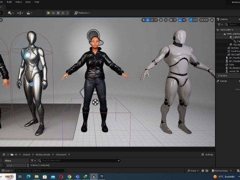 Kali - Casual Style 3D Модель