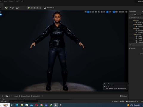 Kali - Casual Style 3D Модель