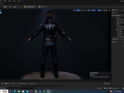 Kali - Casual Style 3D Модель