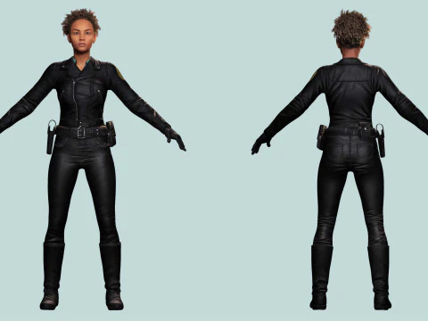 Kalii - Police Attire 3D Model