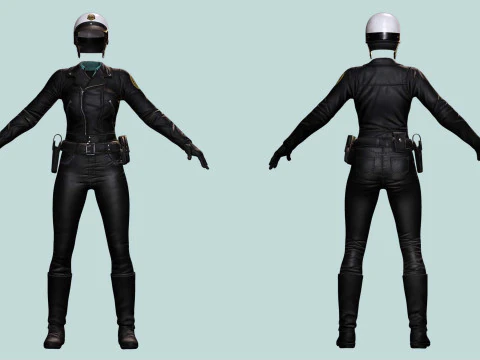 Kalii - Police Attire 3D Model