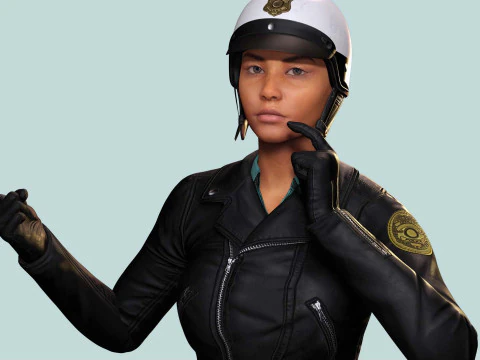 Kalii - Police Attire 3D Model