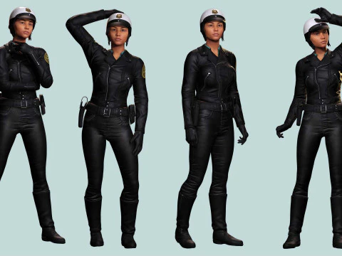 Kalii - Police Attire 3D Model