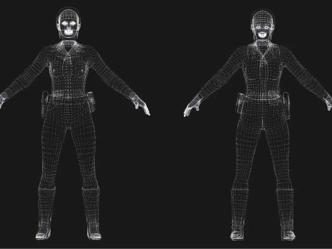 Kalii - Police Attire 3D Model