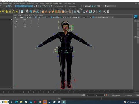 Kalii - Police Attire 3D Model
