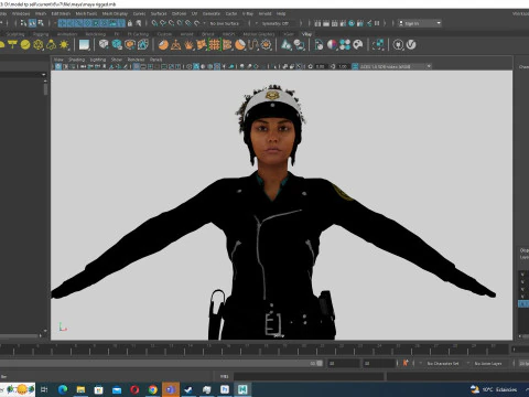 Kalii - Police Attire 3D Model