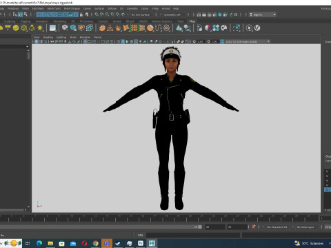 Kalii - Police Attire 3D मॉडल