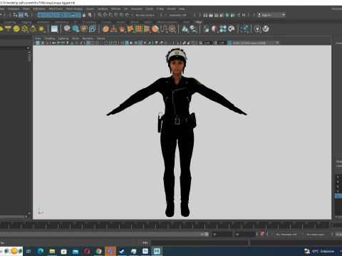 Kalii - Police Attire 3D Model